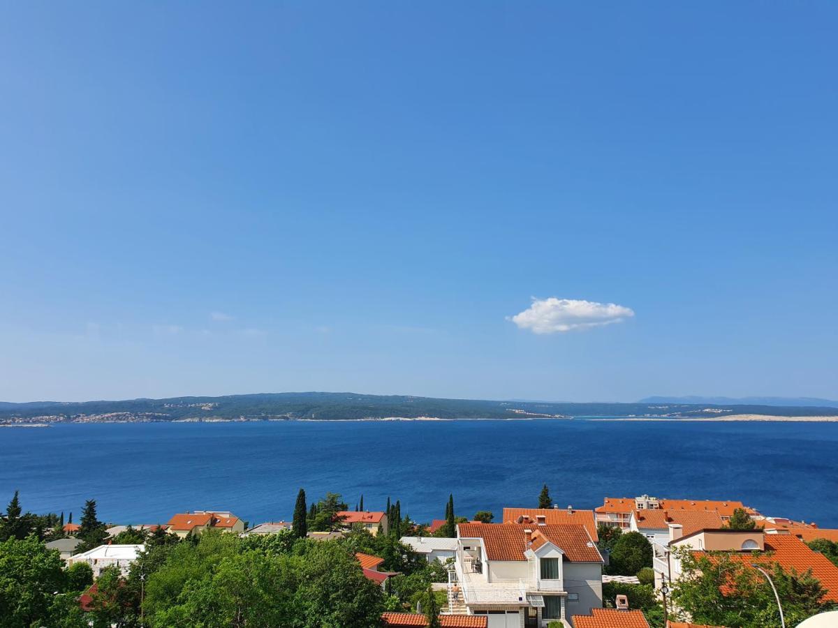 Breathtaking Seaview App Barac On Separated Floor Crikvenica Bagian luar foto